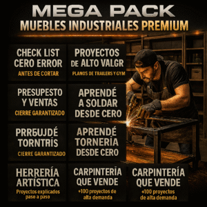 Muebles Industriales Premiun + 8 BONOS